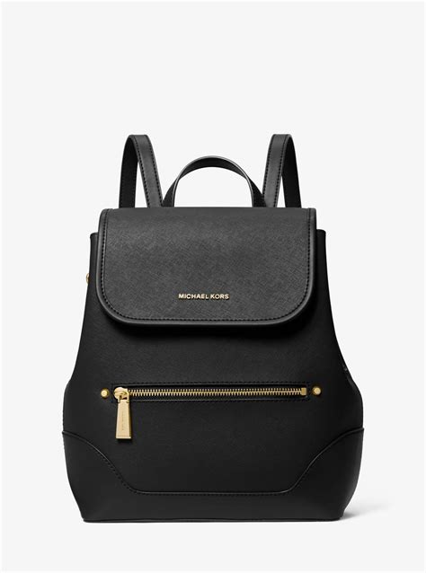 Harrison Medium Saffiano Leather Backpack 